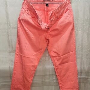 Tommy Hilfiger Coral Pink Straight-Leg Jeans
